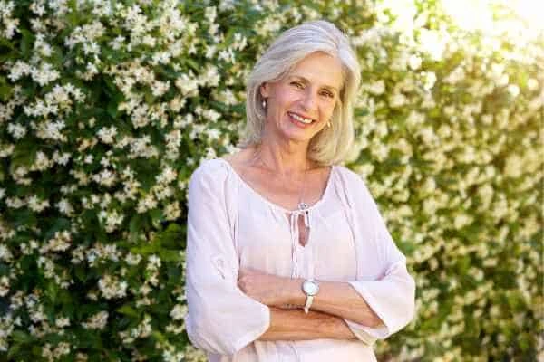 Older woman happy with urinary incontinence treatment Lowestoft